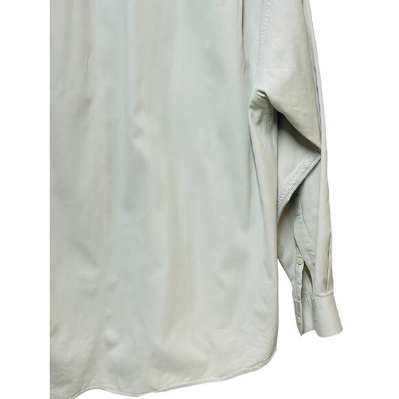 Joseph Abboud Men's Button Down Dress Shirt  Medium  Beige‎ - Picture 9 of 10